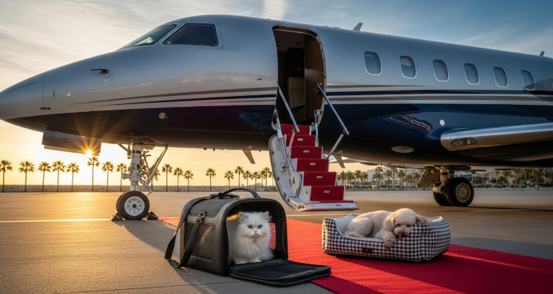 Choosing the Best USA to Cyprus Private Jet Pet Transport Service for Luxury Pet Travel